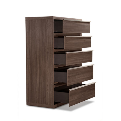 MODERNhome - Dolce Vita 5 Drawer Chest, Monterrey Oak - MD6TC5DC view 2