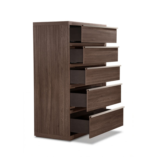 MODERNhome - Dolce Vita 5 Drawer Chest, Monterrey Oak - MD6TC5DC view 2