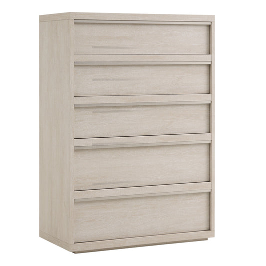 MODERNhome - Dolce Vita 5 Drawer Chest, Seashell Beechwood - MD3TC5DC view 1
