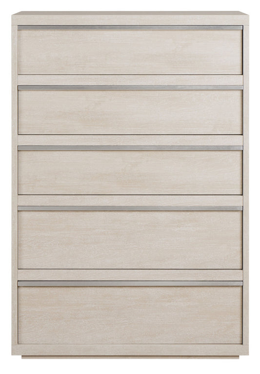 MODERNhome - Dolce Vita 5 Drawer Chest, Seashell Beechwood - MD3TC5DC view 2