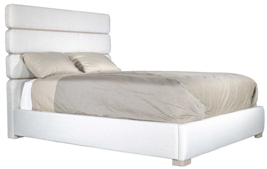 MODERNhome - Dolce Vita King Upholstered Bed, Seashell Beechwood view 1