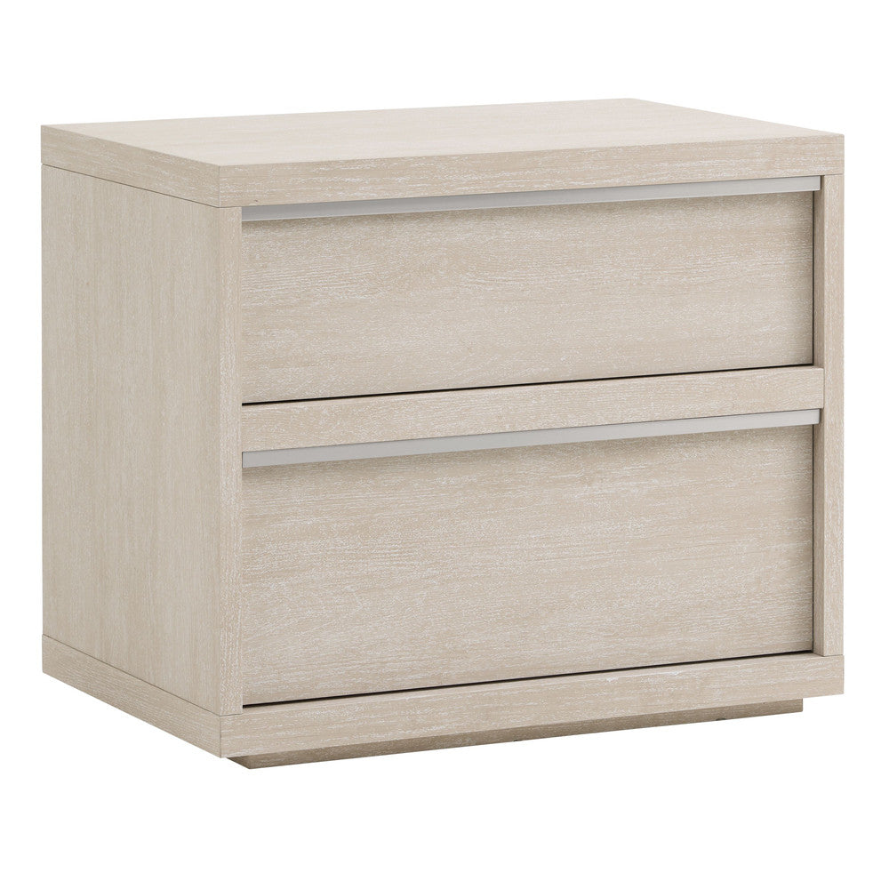 MODERNhome - Dolce Vita Nightstand, Seashell Beechwood - MD3TCNTB view 1