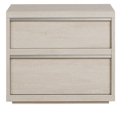 MODERNhome - Dolce Vita Nightstand, Seashell Beechwood - MD3TCNTB view 3