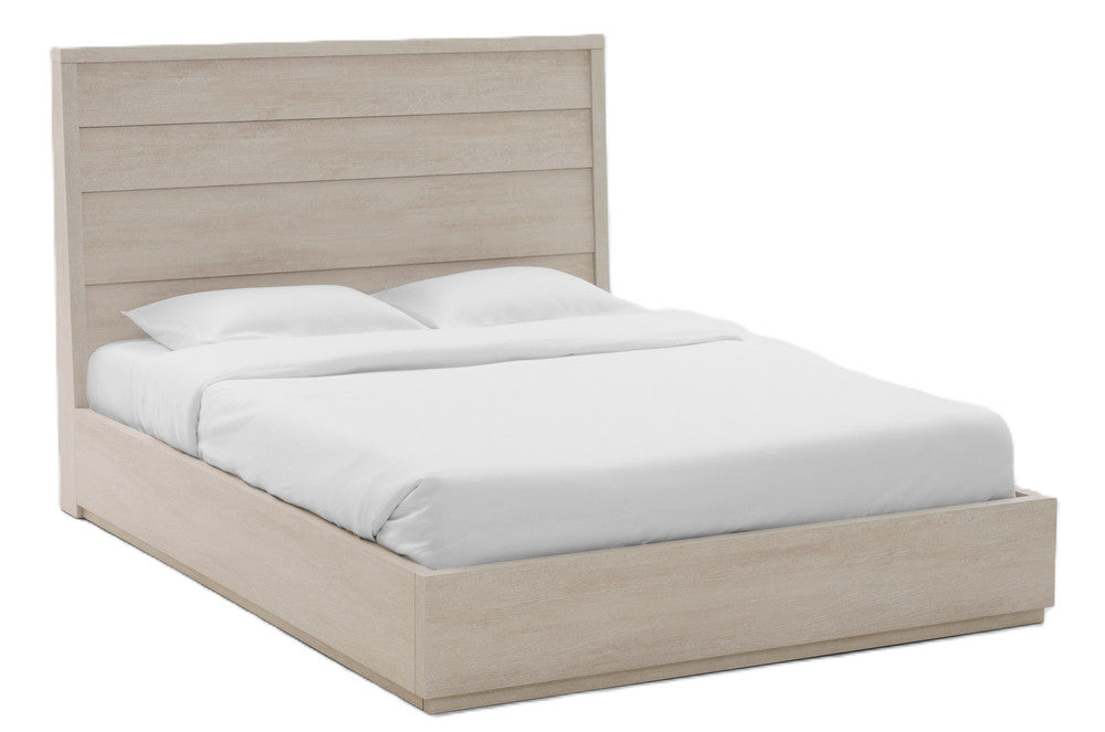 MODERNhome - Dolce Vita Queen Panel Bed, Seashell Beechwood view 1