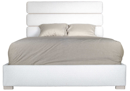 MODERNhome - Dolce Vita Queen Upholstered Bed, Seashell Beechwood view 2