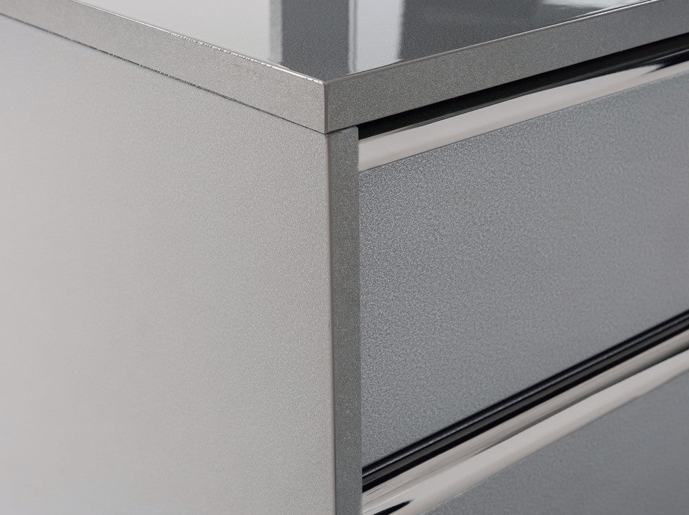 MODERNhome - Metallica 5 Drawer Chest, Platinum - LC5TC5DC view 3