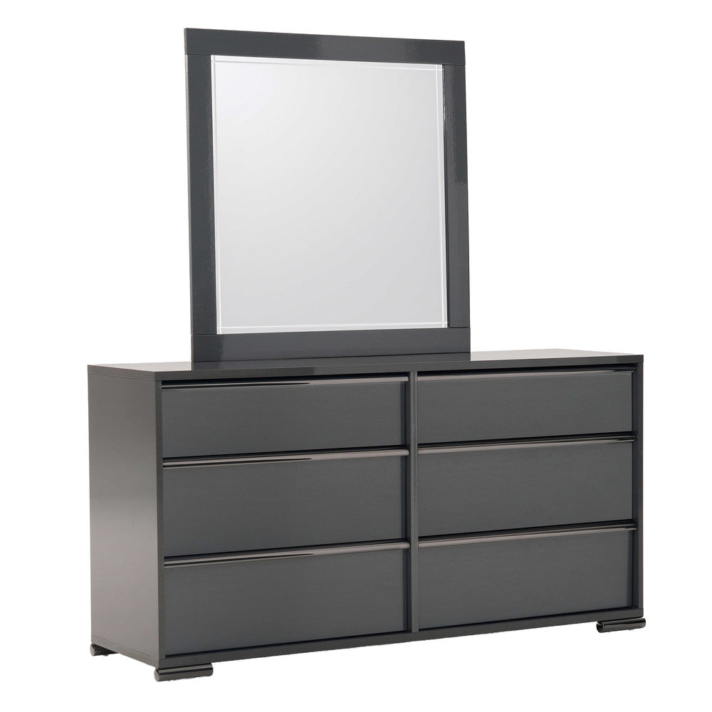 MODERNhome - Metallica Dresser Mirror, Platinum - LG5TCMIR view 2