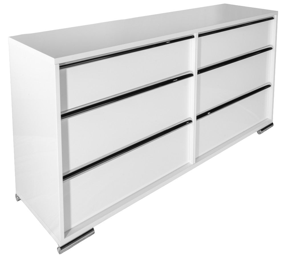 MODERNhome - Metallica Dresser, White Gloss - LC2TCDRS view 1