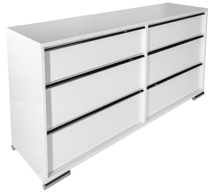MODERNhome - Metallica Dresser, White Gloss - LC2TCDRS view 1