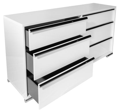 MODERNhome - Metallica Dresser, White Gloss - LC2TCDRS view 2
