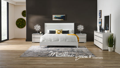 MODERNhome - Metallica Dresser, White Gloss - LC2TCDRS view 4