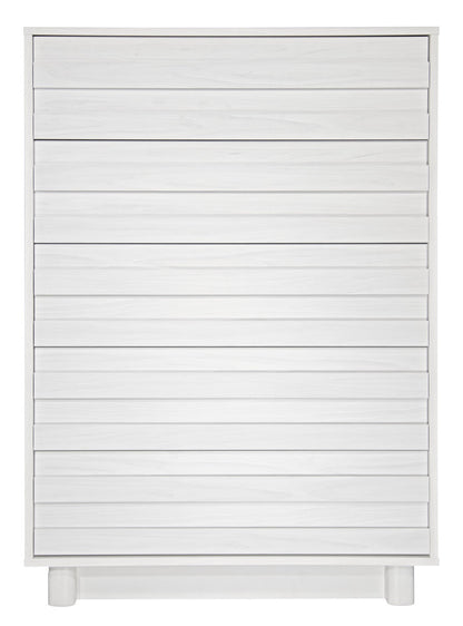 MODERNhome - Metropole 5 Drawer Chest, Mocca White - PF2TC5DCN view 3