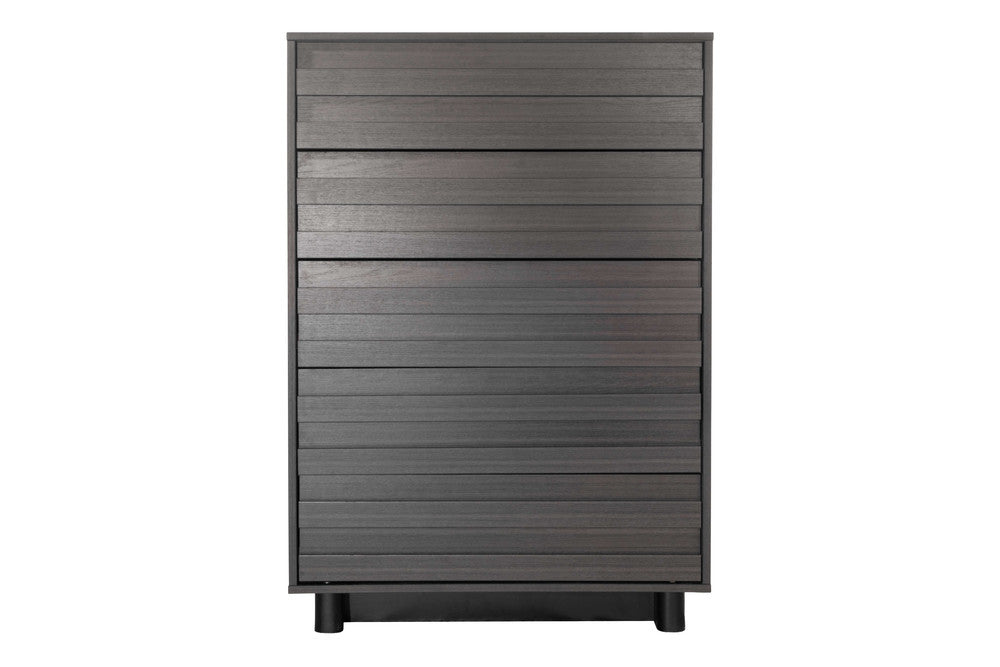 MODERNhome - Metropole 5 Drawer Chest, Teak - PF5TC5DCN view 3