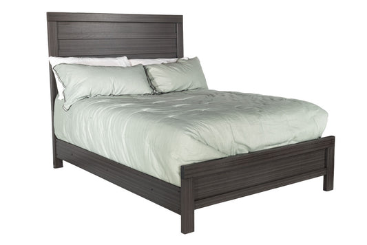 MODERNhome - Metropole King Panel Bed, Teak view 1