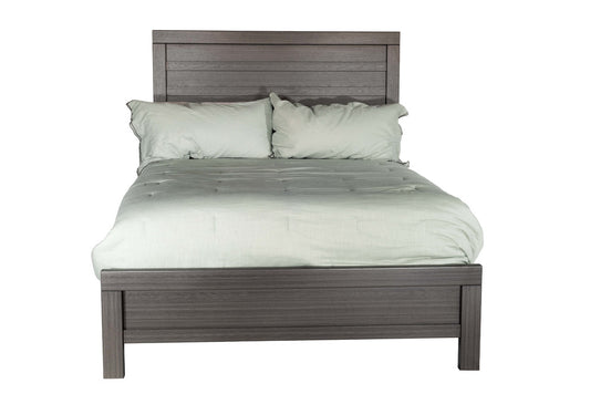 MODERNhome - Metropole King Panel Bed, Teak view 2