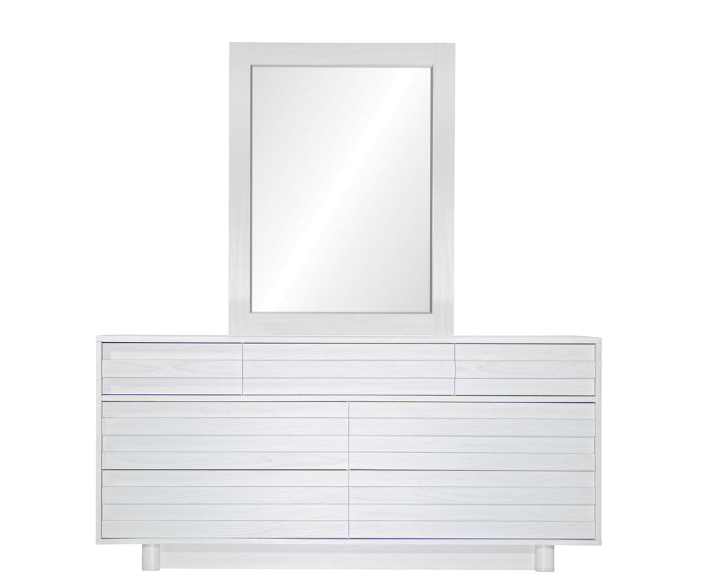 MODERNhome - Metropole Mirror, Mocca White - PF2TCMIR view 2