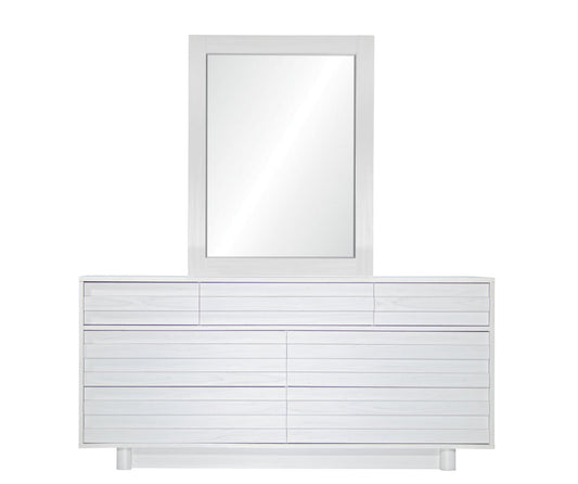 MODERNhome - Metropole Mirror, Mocca White - PF2TCMIR view 2