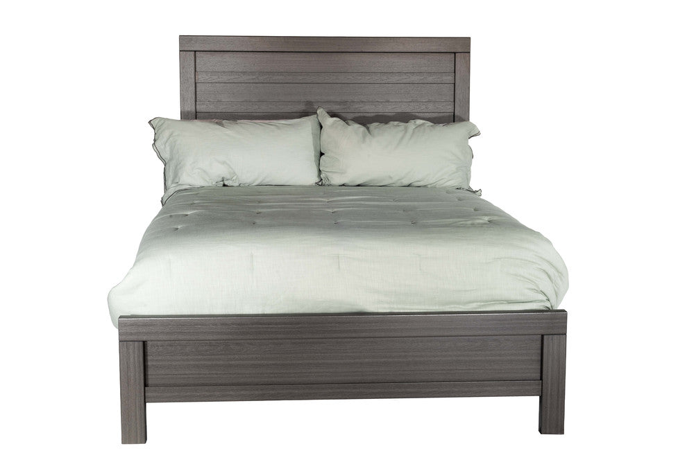 MODERNhome - Metropole Queen Panel Bed, Teak view 2