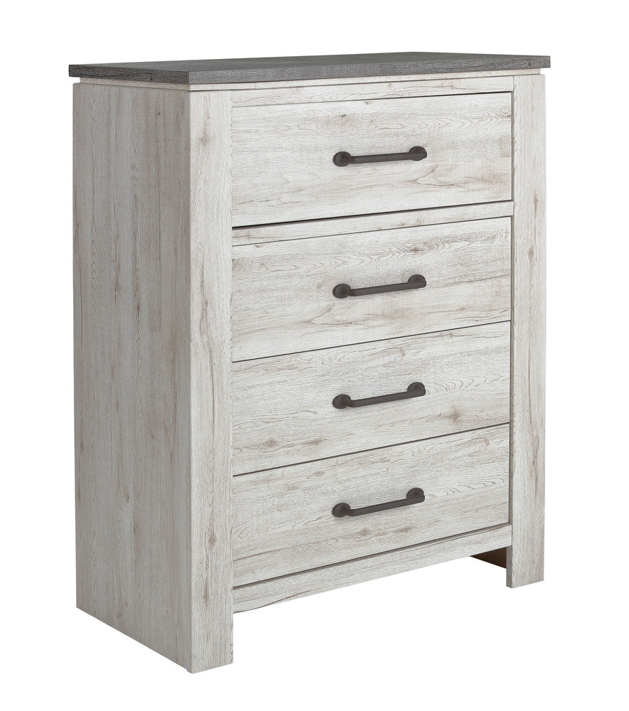 MODERNhome - Mobela 4 Drawer Chest, Bartex Two-Tone - AD3TC4DC-23 view 1