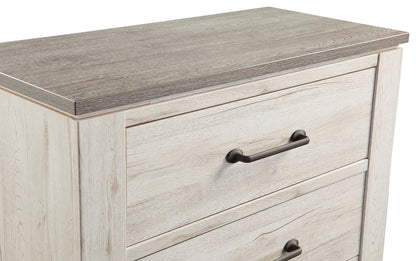MODERNhome - Mobela 4 Drawer Chest, Bartex Two-Tone - AD3TC4DC-23 view 2