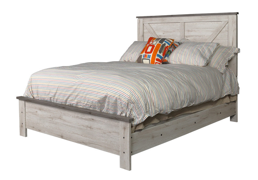 MODERNhome - Mobela King Bed, Bartex Two-Tone view 1