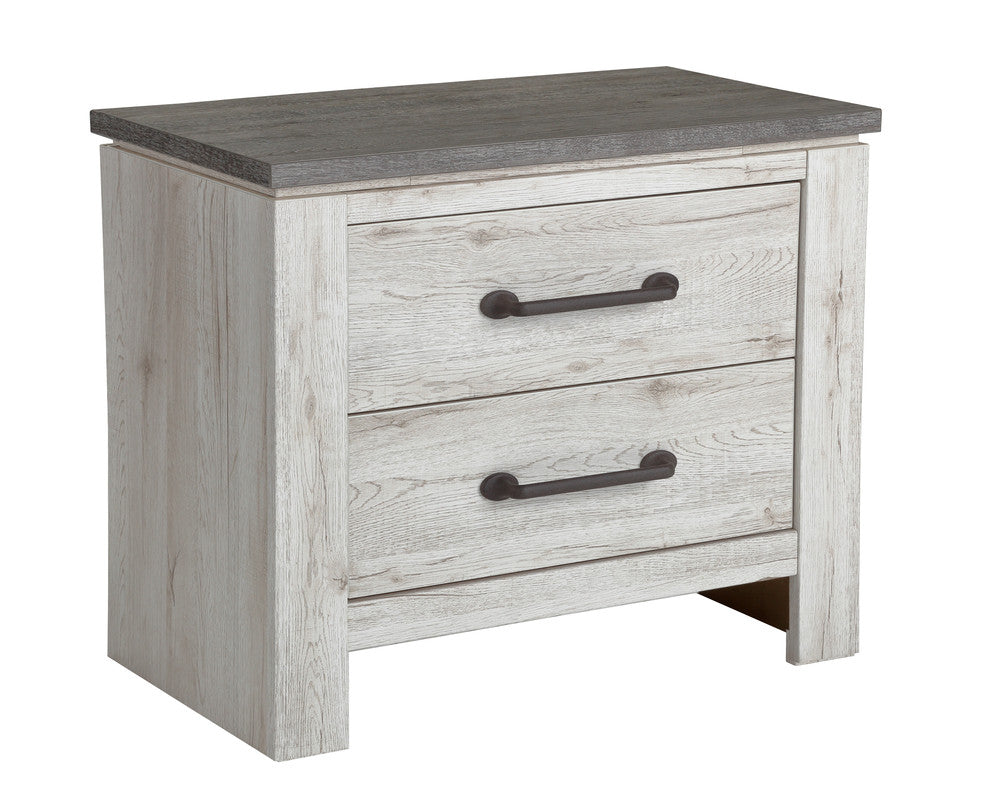 MODERNhome - Mobela Nightstand, Bartex Two-Tone - AD3TCNTB view 1