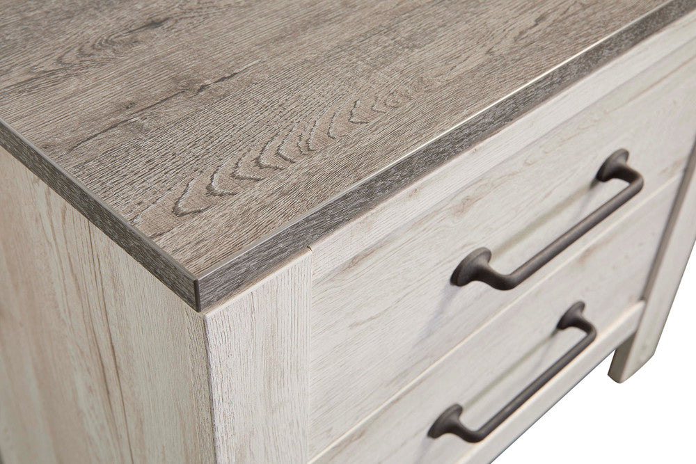 MODERNhome - Mobela Nightstand, Bartex Two-Tone - AD3TCNTB view 2