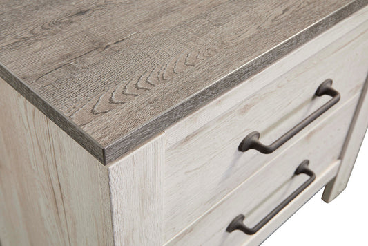MODERNhome - Mobela Nightstand, Bartex Two-Tone - AD3TCNTB view 2