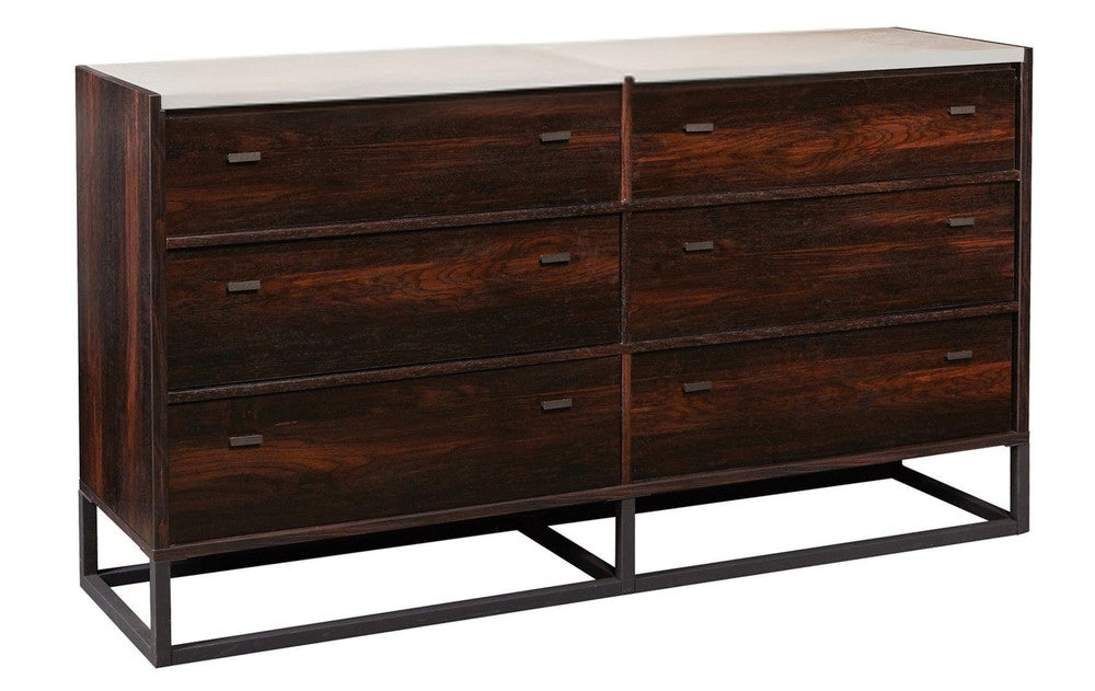 MODERNhome - Organica Dresser with with Stone Top, Hand Rubbed Sienna Oak view 1