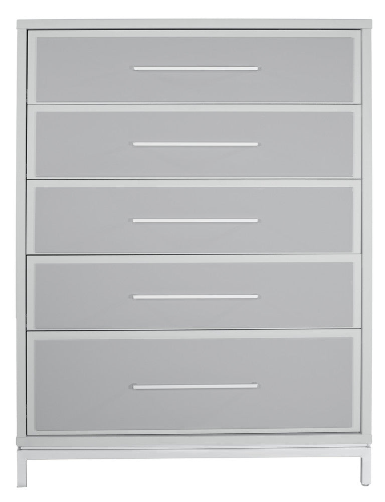 MODERNhome - Quadroma 5 Drawer Chest, Tortora/Grey - OR3TC5DC view 2