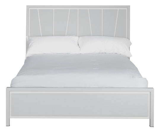 MODERNhome - Quadroma King Bed with Metal Frame, Tortora/Grey view 2