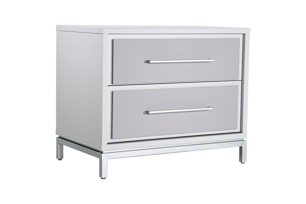 MODERNhome - Quadroma Nightstand, Tortora/Grey - OR3TCNTB view 1