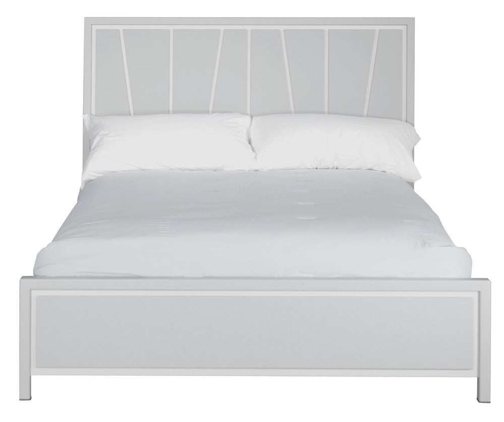 MODERNhome - Quadroma Queen Bed with Metal Frame, Tortora/Grey view 2