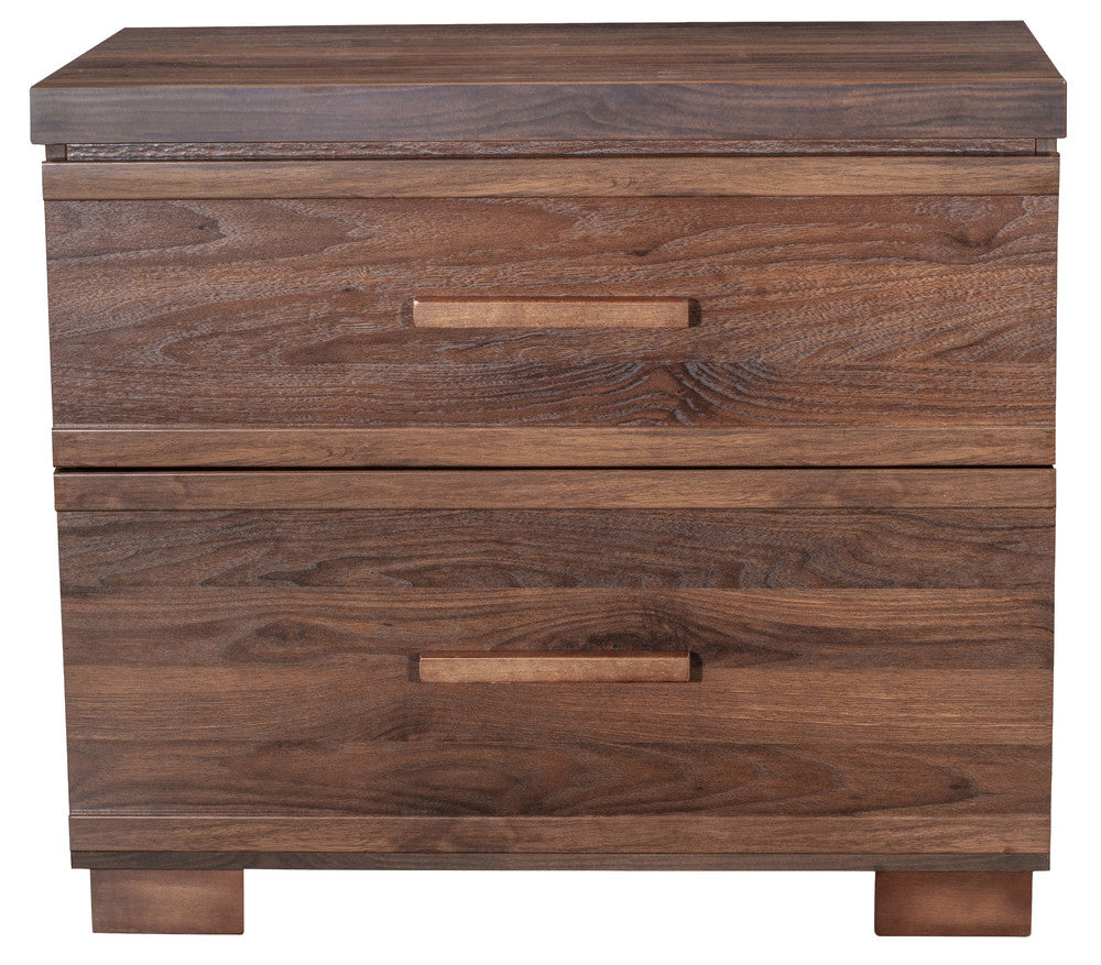 MODERNhome - Rustica Nightstand, American Walnut - BG3TCNTB view 1