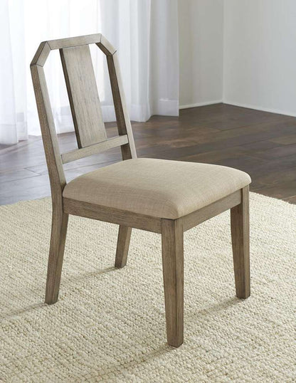 Modus Furniture - Acadia Uphoslstered Side Chair in Toffee/Toast (Set of 2) - GHCL63_CLOSEOUT veiw 1