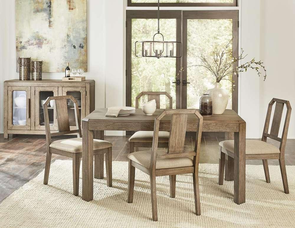 Modus Furniture - Acadia Uphoslstered Side Chair in Toffee/Toast (Set of 2) - GHCL63_CLOSEOUT veiw 2