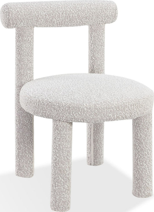 Modus Furniture - Addison Modern Dining Chair in Cotton Ball Boucle - PWNB63A_1 view 1