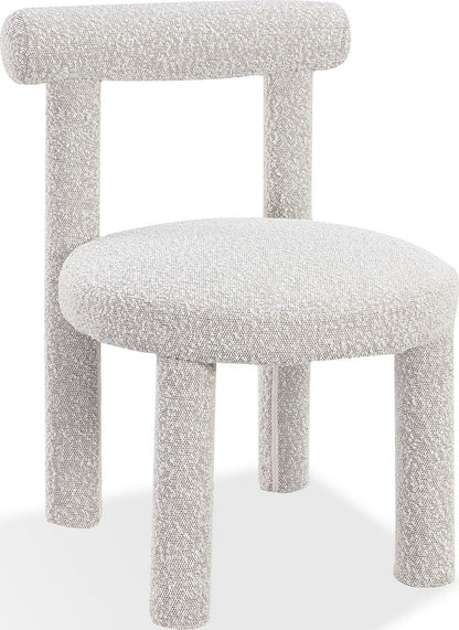 Modus Furniture - Addison Modern Dining Chair in Cotton Ball Boucle Set of 2 - PWNB63A_2 view 1
