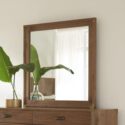 Modus Furniture - Adler Beveled Glass Mirror in Natural Walnut - 8N1683 veiw 1