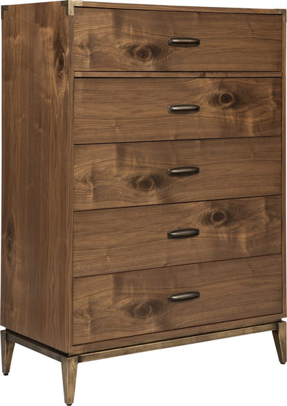 Modus Furniture - Adler Five Drawer Chest in Natural Walnut (2024) - 8N1684A view 1