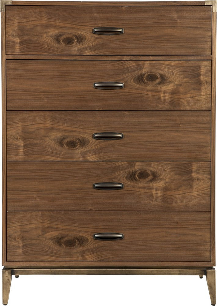 Modus Furniture - Adler Five Drawer Chest in Natural Walnut (2024) - 8N1684A view 2