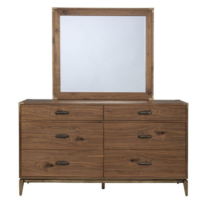 Modus Furniture - Adler Six Drawer Dresser in Natural Walnut - 8N1682 veiw 5