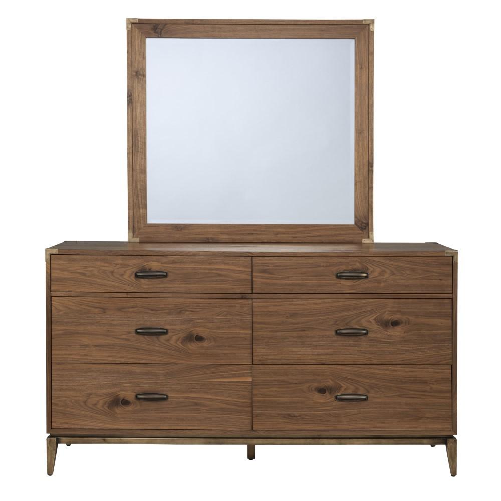 Modus Furniture - Adler Six Drawer Dresser in Natural Walnut - 8N1682 veiw 5