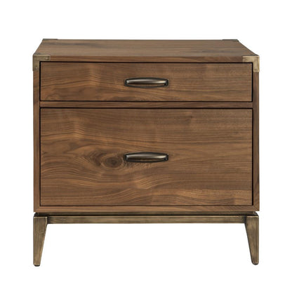 Modus Furniture - Adler Two Drawer Nightstand in Natural Walnut - 8N1681 veiw 4