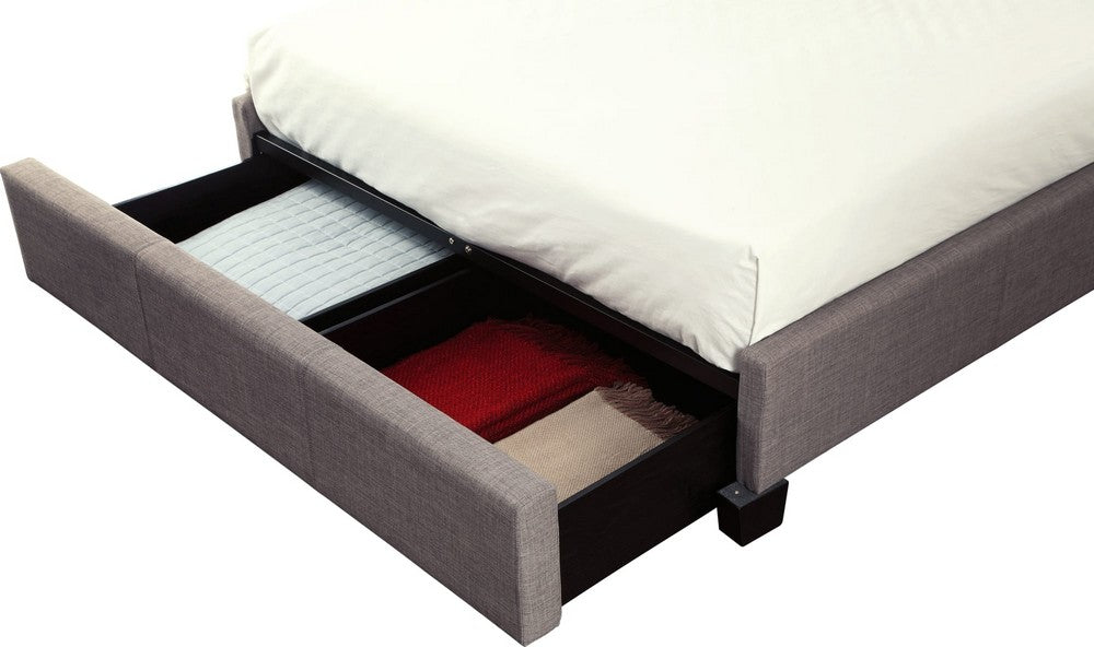 Modus Furniture - Adona California King-Size Upholstered Storage Bed in Dolphin Linen - 3ZH3D648 view 6