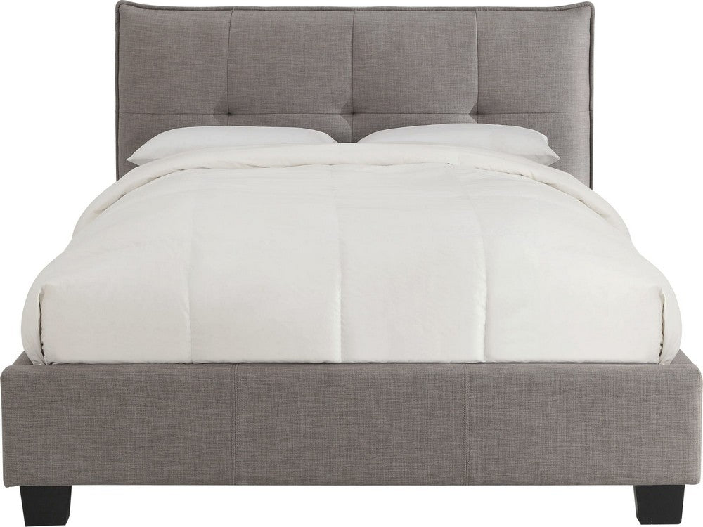 Modus Furniture - Adona Full-Size Upholstered Platform Bed in Dolphin Linen - 3ZH3L448 view 2