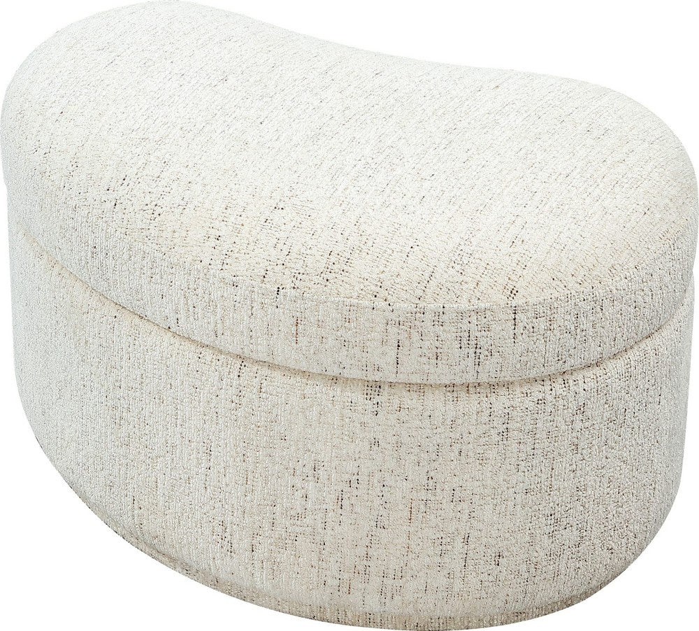 Modus Furniture - Afra Fully Upholstered Storage Ottoman in Chinchilla - UVZC88 view 2