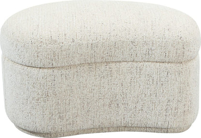 Modus Furniture - Afra Fully Upholstered Storage Ottoman in Chinchilla - UVZC88 view 5