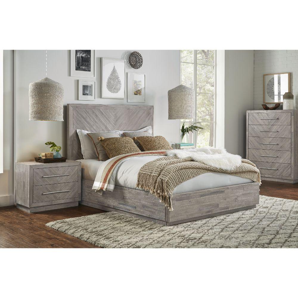 Modus Furniture - Alexandra Full-Size Solid Wood Storage Bed in Rustic Latte - 5RS3P4 veiw 5