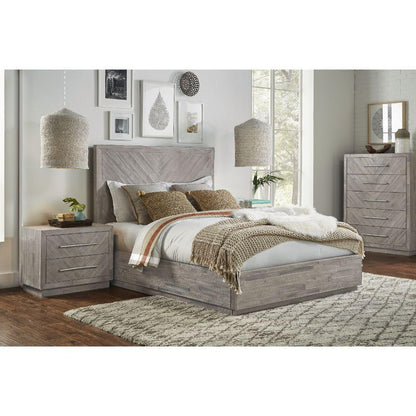 Modus Furniture - Alexandra King-Size Solid Wood Storage Bed in Rustic Latte - 5RS3P7 veiw 5
